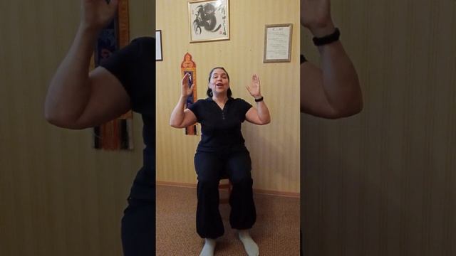 Суставная разминка сидя на СТУЛЕ