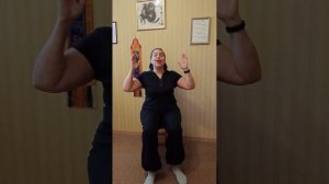 Суставная разминка сидя на СТУЛЕ