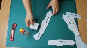 Простая летающая модель самолета Ла-5 из потолочки