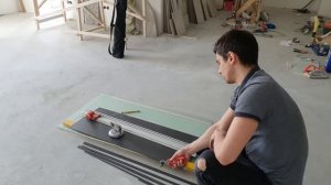 Стеклорез против Системы. Резка крупноформатной плитки (керлита) обычным стеклорезом.