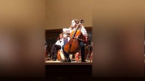 Bach, Prelude from D-minor Cello Suite. Serge Kalinovsky, cello (11 y.o.)