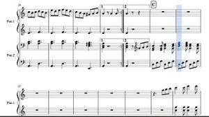 Tarantella Partitura de Piano a 4 Manos Tradicional Napolitano