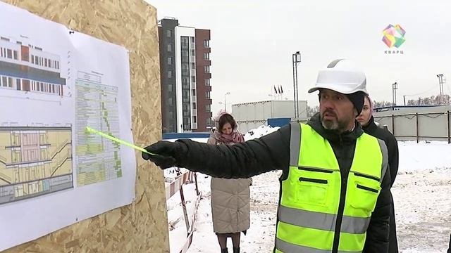 Глава Подольска осмотрел ход работ в новом детсаду и в подземном переходе на Комсомольской