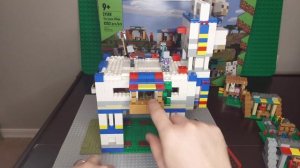 Review LEGO Minecraft Llama Village 21188 house villager pink sheep pillager