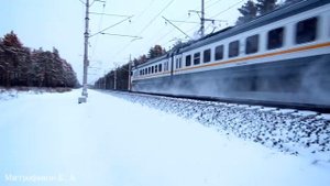 Электропоезд ЭД4М-0453 "ЦППК" (ТЧ-4) следует резервом.