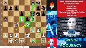 Stockfish 17 Beta Vs TORCH'S GENIUS CHESS GAME Shocks the WORLD ? | Chess com | Chess | AI Robot