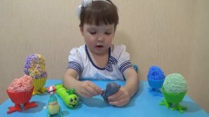 Животные заводные сюрприз из шарикового пластилина игрушки animals toys in magic surprise eggs