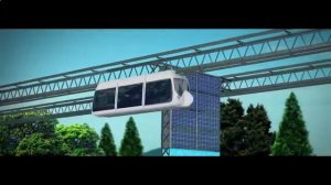 ¡Визуализация транспортной системы SkyWay!