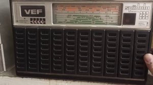 Вечерний радиоэфир на средних и длинных волнах в Спб, VEF Spidola 232