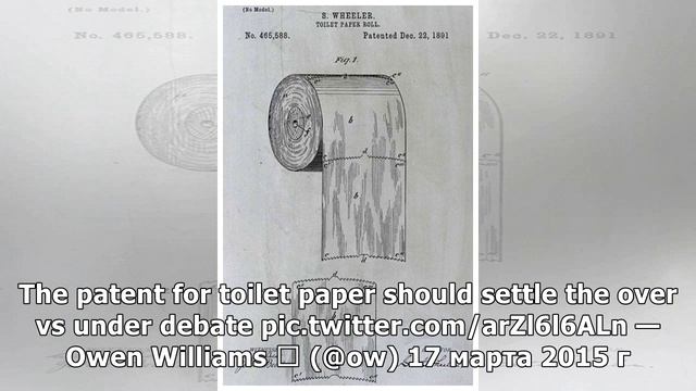 Есть вопрос: как все-таки правильно вешать туалетную бумагу смотреть онлайн
