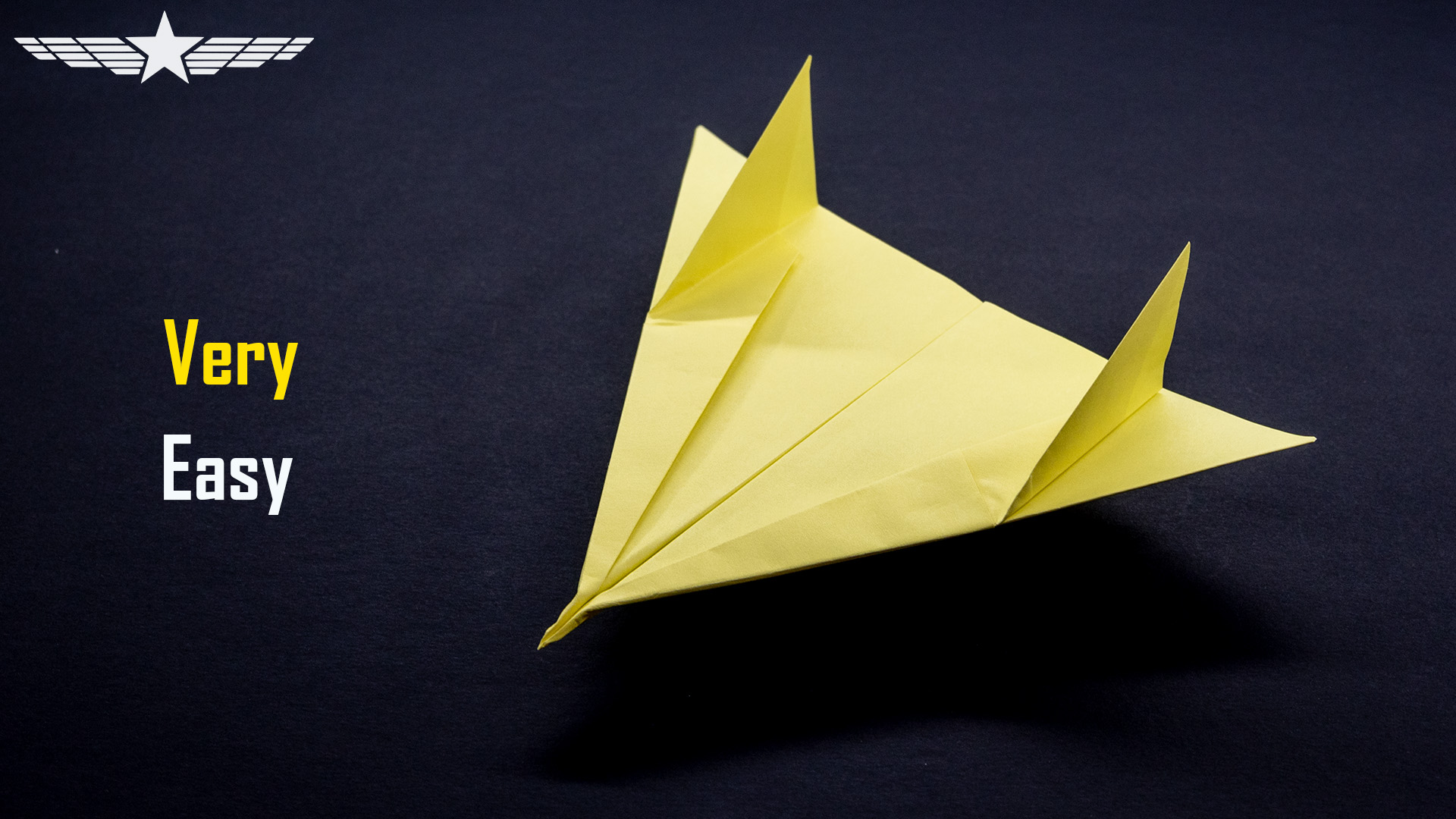 Быстрый и простой проект оригами — сложите самолет из бумаги формата А4 смотреть онлайн