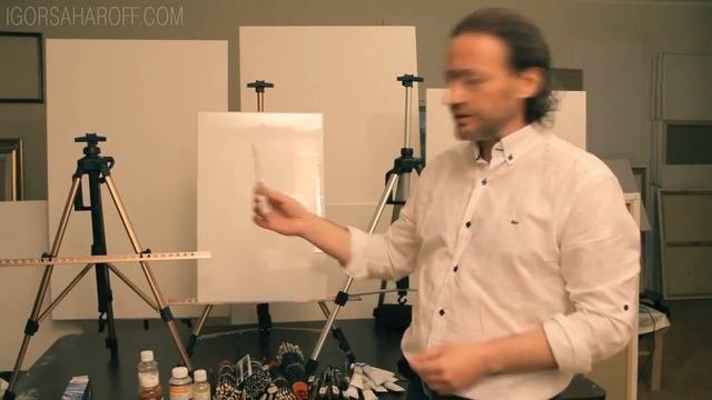 Набор для начинающего художника от Игоря Сахарова Painter's starter kit_