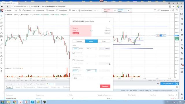 Скальпинг в реальном времени - 46 Классический треугольник в накоплении Маркетмейкера Демо смотреть онлайн