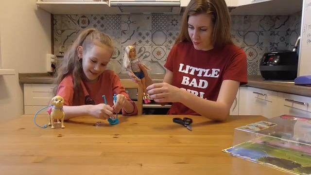 HEY KIDS!!! Барби с какающей собачкой!!! Очень увлекательная игрушка на канале Hey Kids!!! смотреть онлайн