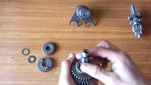 Как собрать коробку передач на мопеде Альфа, Дельта...