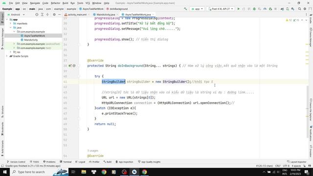 Xử lý bất đồng bộ, sử dụng AsyncTask, lấy địa chỉ IP смотреть онлайн