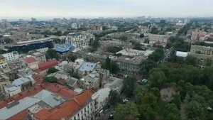 Вид Одессы с высоты птичьего полета