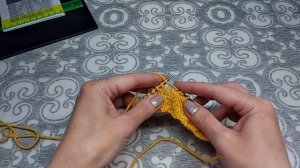 Текущий процесс.МК на центральный узор для мужского жилета.