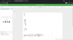Math Editor ( Mathcha )