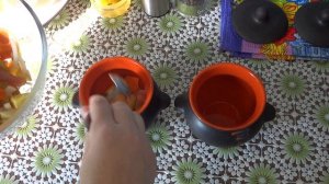 Рецепт. Жаркое с Курицей,Тыквой ,Айвой и Овощами в Горшочках