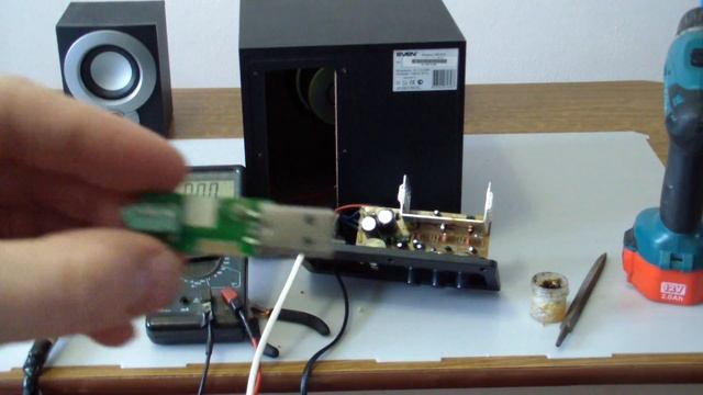 Как переделать аккустику 2:1 в Bluetooth колонку смотреть онлайн