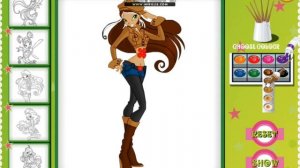 Игра «Раскраска Винкс клуба»