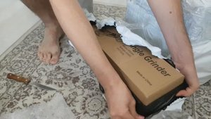 Распаковка аккумуляторной УШМ. Болгарка от PROStormer (простормер) с AliExpress