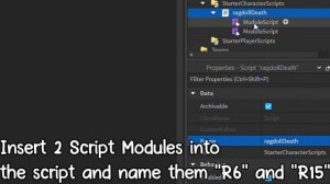 How to make a Ragdoll On Death For R6 AND R15 On Roblox Studio
