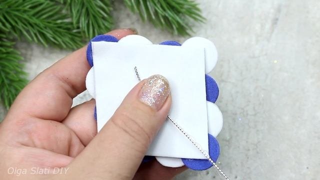 НУ ОЧЕНЬ КРАСИВО! НОВОГОДНЕЕ УКРАШЕНИЕ из фоамирана своими руками ?DIY Christmas HOME DECOR 2023