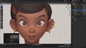 Создание персонажа в Blender. Моделим брови и корректируем форму. Часть 9.