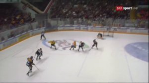 HC Lugano vs SC Bern 08.04.2016 Eskalation