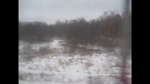 Зимний пейзаж. Вид из окна ЭТ2М-055