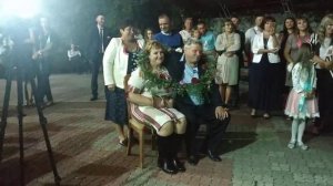 Украинская свадьба.Обряд благодарности родителям.