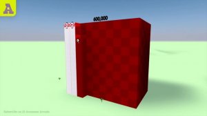 OMG! Numberblock 1 Million! Biggest CUBE EVER! 1000000 Numberblocks!!!