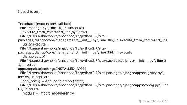 Django : ImportError: No module named bootstrap3 смотреть онлайн