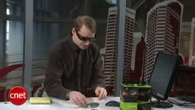 ces 2009 NVIDIA geforce 3D vision pc gameing