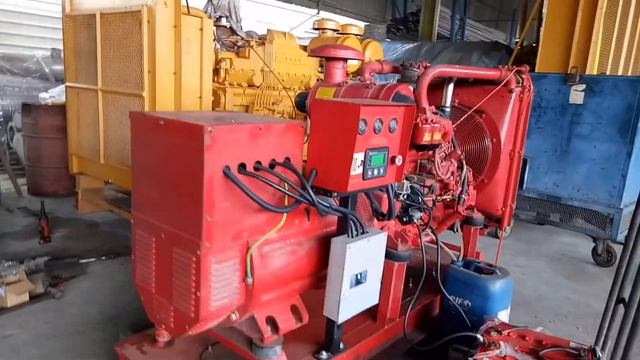 130kva IVECO aifo diesel generator type 8061 SRI 2505A 550 , running test,