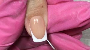 Как рисовать френч гель лаком (French manicure )