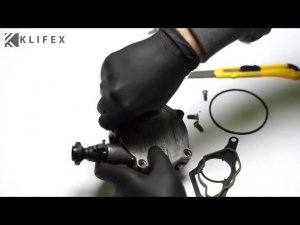 Ремонт вакуумного насоса Mercedes Benz 1 8 M271 2712300965 Установка ремкомплекта