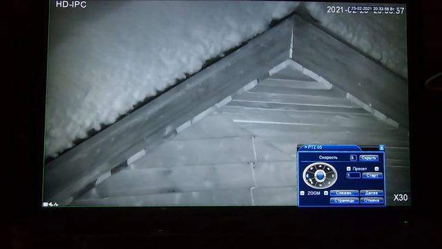 Работа PTZ камеры в мороз - 32 градуса смотреть онлайн