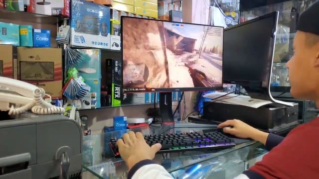 اختبار للأفضل شاشة AOC 165hz ,IPS смотреть онлайн