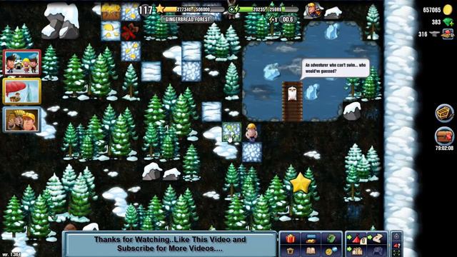 Diggy's Adventure GINGERBREAD FOREST Christmas 2017 Special Location From Map Level 117 смотреть онлайн