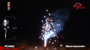 Фонтан пиротехнический РС4081 Вася-василек