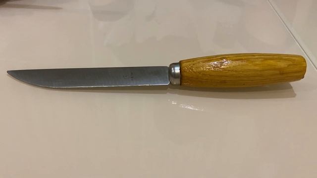 Советский бытовой нож (1980-е гг, завод «Звезда», c. Беляйкoво, Baчский р-н, Гopькoвcкая обл., СССР смотреть онлайн