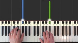 Alan Walker - Faded - Piano Tutorial Easy - How To Play (Synthesia)
