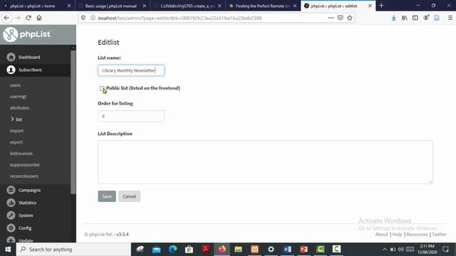 6. phpList - Creation of Subscriber Lists смотреть онлайн