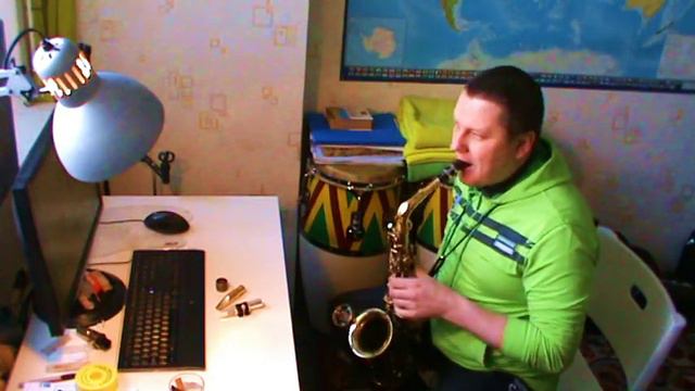 Anton Borkov - In The Mood (Test of Alto Sax Otto Link Tone Edge 6 HR) смотреть онлайн