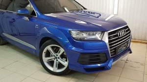 Отполировали весь кузов Audi Q7 и нанесли два слоя керамики