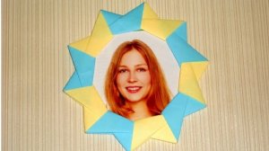 Фоторамка из бумаги. Оригами подарок своими руками