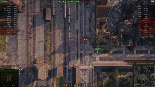 World of Tanks БОЙ №1 "Попрыгун" напрыгнул на ствол. смотреть онлайн